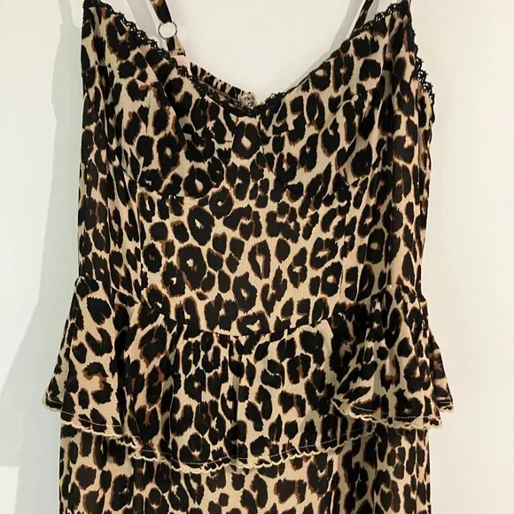Reformation Felda Dress in Leo Animal Print Size 6 - Picture 9 of 15